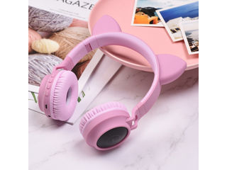 Cat ear wireless headphones foto 6