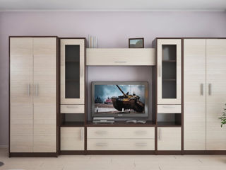 Mobilier perete Omega 3,5m/ 3,7m  - preț bun, livrăm, credităm !!! foto 3