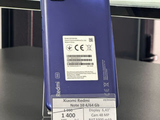 Xiaomi Redmi Note 10 4/64 Gb - 1400 Lei