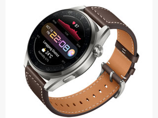 Ceas inteligent Huawei Watch 3 Pro 46mm Titanium, Gray Braun