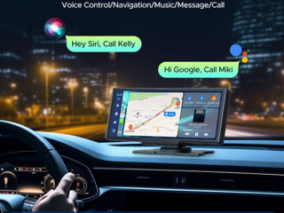 Ecran Wireless CarPlay Android Auto 9 inch foto 1