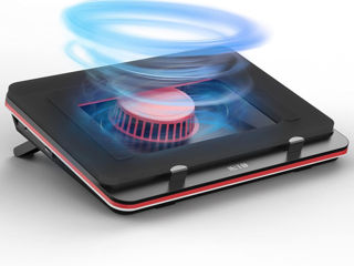 Охлаждающая подставка для ноутбука с мощным турбовентилятором IETS GT500 foto 1