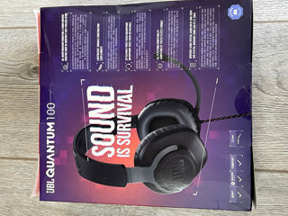 Наушники JBL Quantum 100  noi gaming casti foto 3