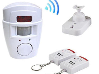 Alarma Cu Senzor De Miscare Si 2 Telecomenzi Grundig Pir sensor Alarm cu ultrasunet