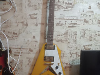 Vintage metal axe и vintage flying v в хорошем состоянии foto 5