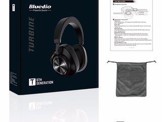 Bluedio T6 беспроводные Bluetooth наушники с микрофоном Черные. foto 6