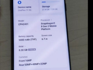 Oneplus 11 5G 128gb nou foto 4