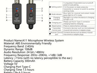 Xlr  передатчик. For mixer foto 3