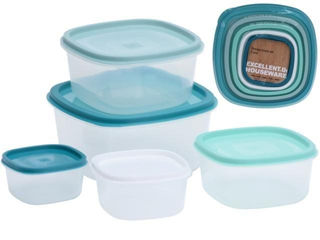 Set Containere Alimentare Eh 5Piese, Plastic foto 3