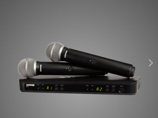 Shure BLX288/PG58-H8 Handheld Wireless Professional Microphone foto 1
