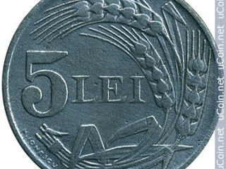 Продам монета 5 лей Королевство Румынии 1942 год