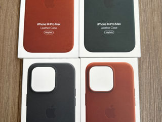 iPhone 13/14, 13/14 Pro,13/14 Pro Max Leather&Silicone Case 100% Originale Sigilate