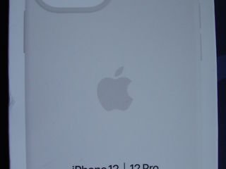 Silicone Case iPhone 12/12 Pro, original, white, NOU, sigilat. –  700 lei foto 1