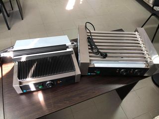 Grill pentru hot-dog cu 9 role/ Grill contact foto 4