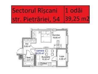 Bloc de lux, Ap. cu 1 camere, 40 m2, sect. Rîșcani, Ofertă Limitată foto 3