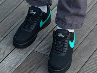 Nike Air Force 1 Low Suede Black Tiffany Unisex foto 7