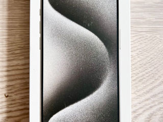 iPhone 15 Pro 1Tb White Titanium + Husa/Чехол Original