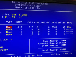 Pentium S 150Mhz, 16Mb ram, HDD1,7Gb, MS-Dos - 400Lei foto 3