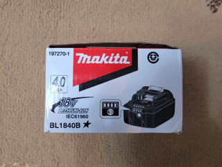 Baterie Makita BL1840B 18V - 4.0Ah, 72Wh