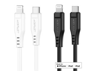 Cablu de date de încărcare ACEFAST C3-01 USB-C la Lightning TPE foto 6