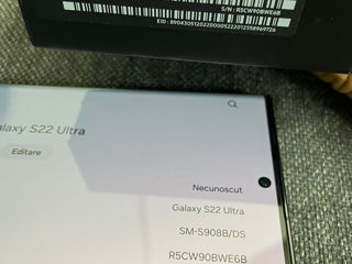 S22 Ultra 12/256GB nou! foto 4