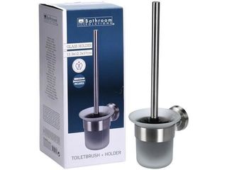 Щетка Wc C Подставкой Настенной Bathroom 37Cm, Сталь