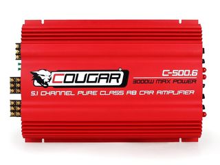 Шестиканальный усилитель Cougar C500.6 (3000W 6 каналов) foto 1