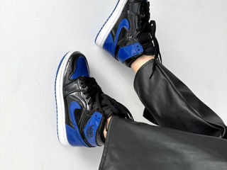 Nike Air Jordan 1 Retro High Patent Rotal Blue Unisex foto 7