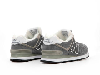 New Balance 574 Grey Unisex cu blana / с мехом foto 6