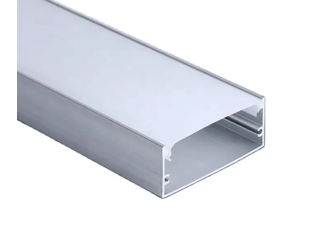 Profil LED din aluminiu pentru banda LED LINIA5 (2000x50x20mm cu difuzor) Profilele cu diode emițăto foto 1
