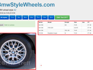 Jante BMW Style 42 R16 (E36 / E46 / Z3) foto 6