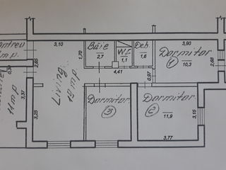 Se dă în chirie apartament cu trei odăi în sectorul Buiucani! foto 10