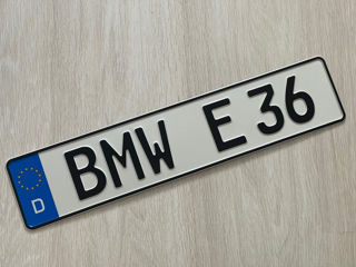 BMW номерные знаки 450Лей !!! foto 1