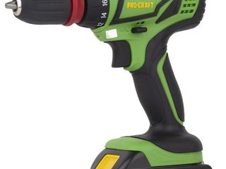 Шуруповерт Procraft Pa18Pro+ Dfr+Tool Set - 0f - доставка/оплата в 4 платежа/agrotop