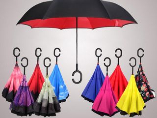 Ветрозащитный зонт Up-brella. Остается сухим после дождя!  Доставка по всей Молдове! foto 2