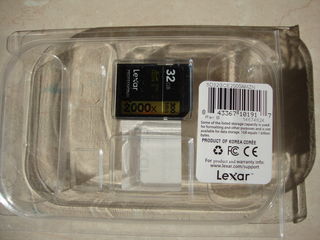 SD Lexar Professional 32 Gb pentru foto/video, viteza 300 mb/s, produs in Korea, NOU, sigilat. foto 1