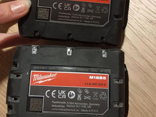 Milwaukee перфоратор  + 2 батареи и зарядка foto 5