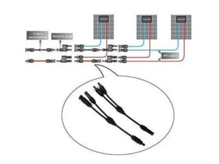 2Y 30A 1000V Conector splitter cablu panou solar foto 5