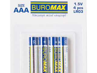 Baterii AAA Alcaline Buromax