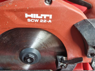 Аккумуляторная циркулярная пила HILTI foto 2