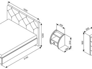 Mobilă modernă și calitativă în dormitor foto 3