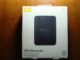 HDD Portable WD Elements, 1TB, USB 3,0, NOU, sigilat. Pret: 1TB-840 lei foto 1