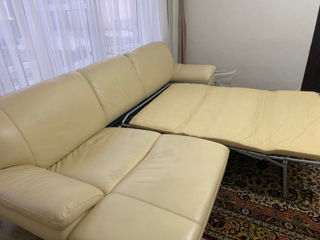 Кожаный угловой диван foto 6