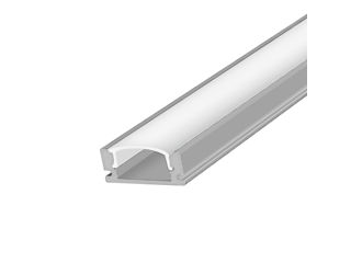 Profil din aluminiu 01s + reflector opal silver 2000mm 8015