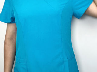 Bluza medicală pentru femei ferox woman - electric / женская медицинская рубашка ferox woman - св... foto 4