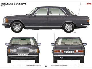 Mercedes-Retro-70-80e goda.W115:W116:W123:W124:W126:M115-116-117:M615-616-617:M102-103-104:M601-602 foto 3