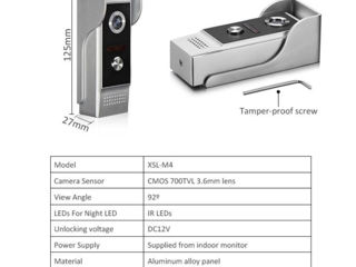 Videointerfon / видеодомофон foto 5