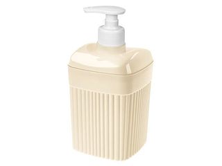 Диспенсер Для Мыла Econova Velvet 0.65L, 18Cm, Беж