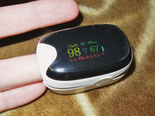 175 lei - Пульсоксиметр, Pulsoximetru, Pulse Oximeter AD901, Nou/Новый foto 2