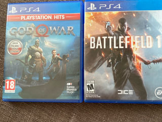 Disc god of war & battlefield 1